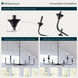Herring 6 Light 42 inch Matte Black Chandelier Ceiling Light